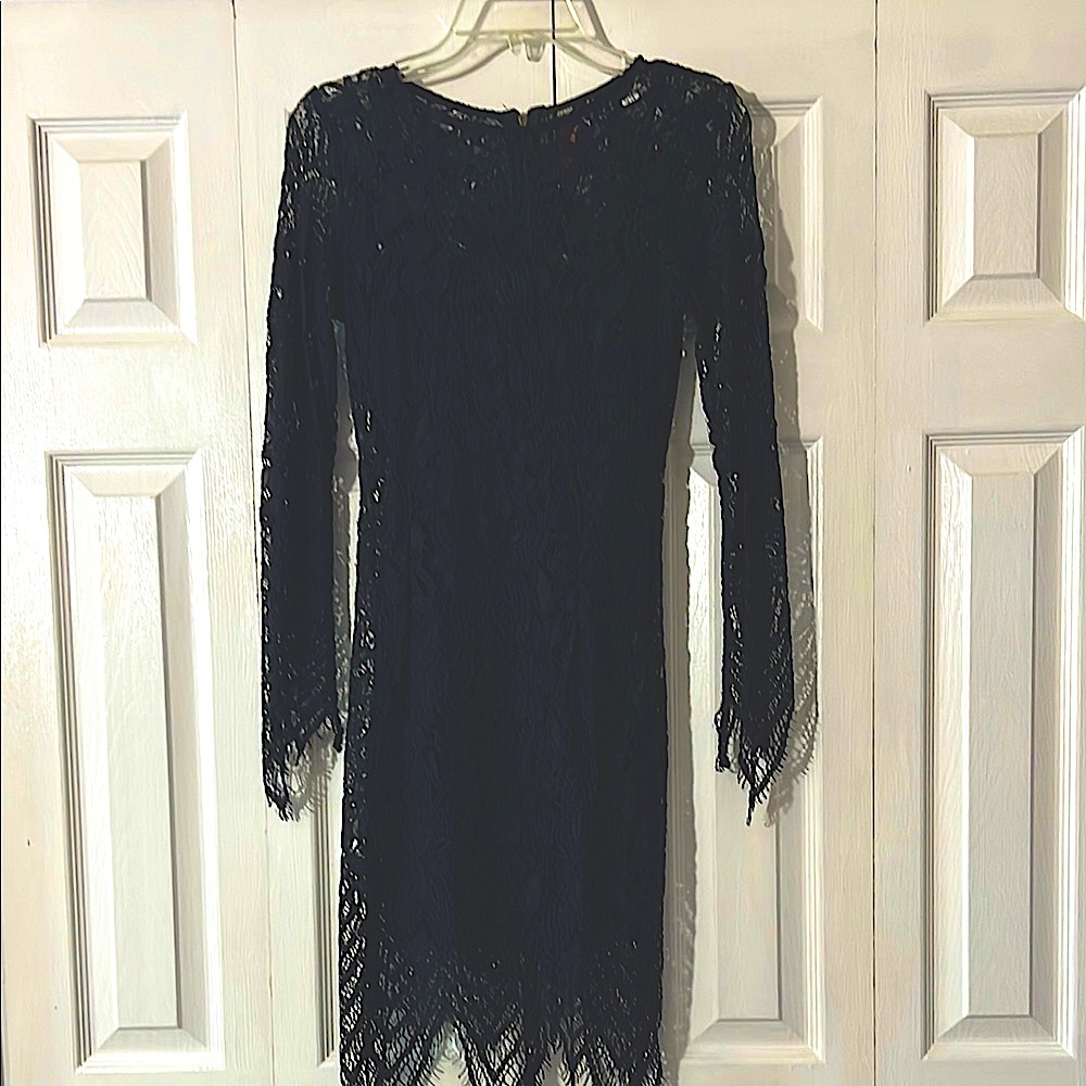 Elegant Black Lace Dress